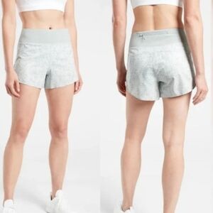 Athleta Printed Run With It 3.5in Shorts Sz 1X
